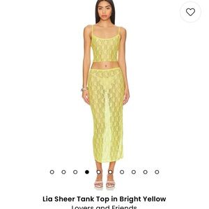 Lovers and Friends Lia sheer SET